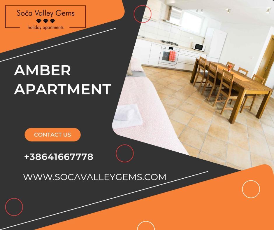 Amber Studio Kobarid Dış mekan fotoğraf